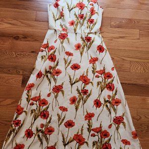 Coldwater Creek poppy dress size 10